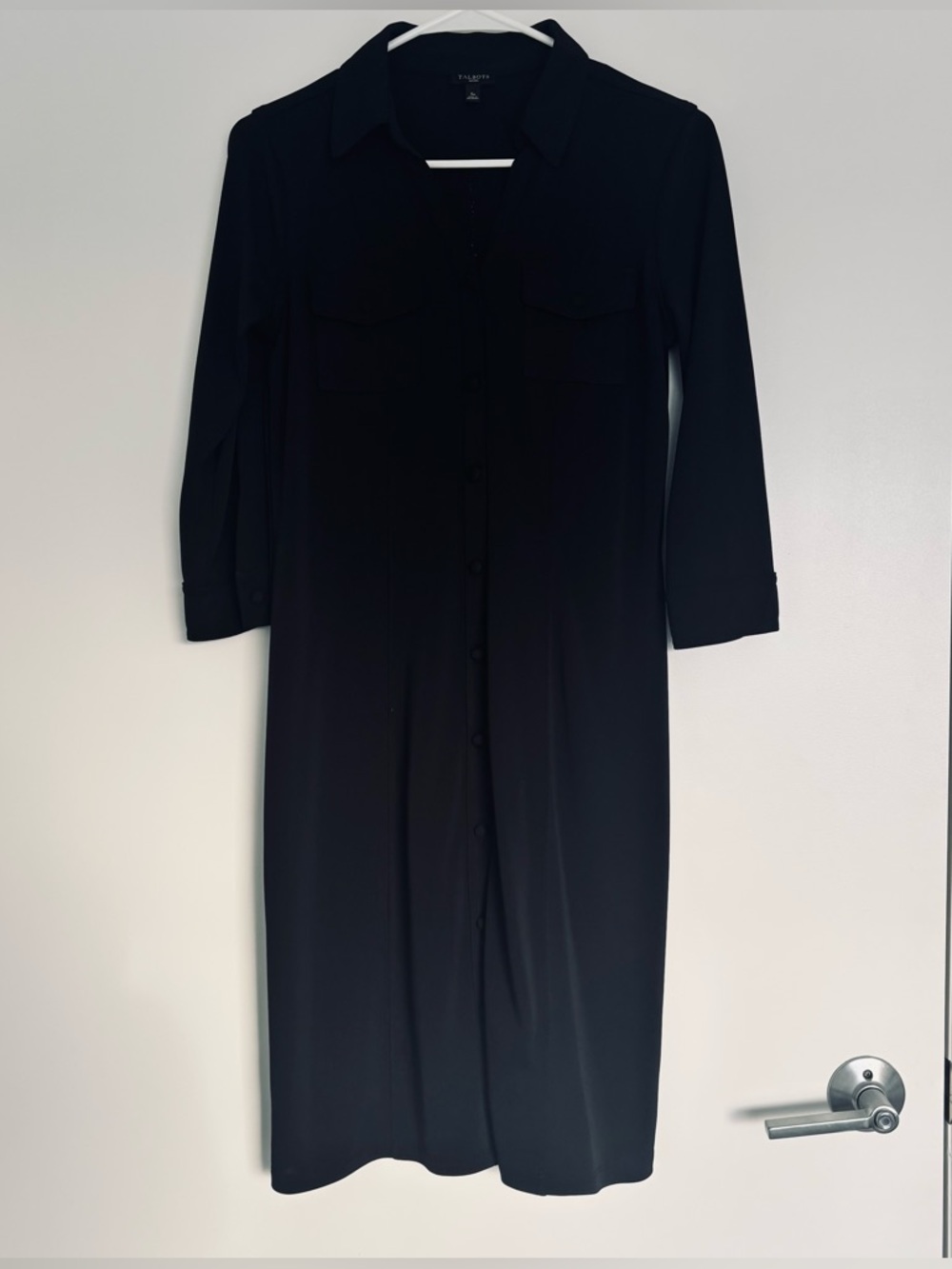 Talbots Jersey Knit Shirt Dress